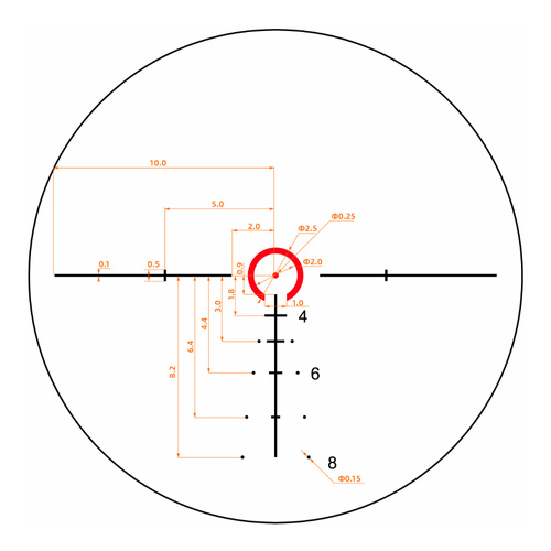 Vector Optics - Приціл LPVO Tauron 1-6x24 SFP - VTC-SMIL - Чорний - SCOC-49