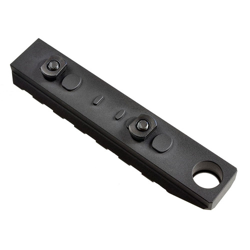 Strike Industries - Szyna LINK KeyMod / M-LOK - 7 слотів + QD - Czarny - LINK-RS-7-QD