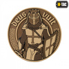 M-Tac - Нашивка ПВХ Deus Vult 3D - Coyote - 51116005