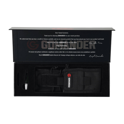 Gomander - Hunter 6.5 DT gen2 Глушник для мисливської гвинтівки - насувний - M15x1 - чорний - TB0.10130_1 M15