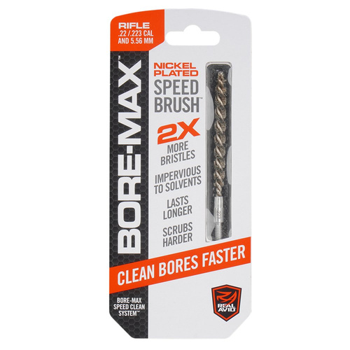 Real Avid - Щітка для чищення рушниць Bore-Max Speed - .22/.223/5.56 мм - AVBMSB223