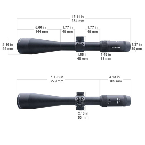 Vector Optics - Приціл Forester 3-15x50 SFP - чорний - SCOM-16