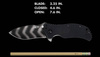 Zero Tolerance - Складаний ніж  ZT 0350TS - CPM-S30V - Tiger Stripe/Black - 0350TS