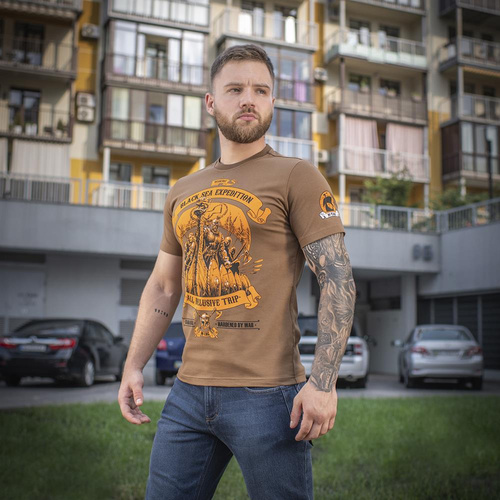 M-Tac - Чоловіча футболка Black Sea Expedition - Coyote Brown - 80025017