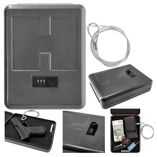 Umarex - Скарбничка Safety Box L - 24,5 x 16,5 x 5 см - чорна - 3.4069