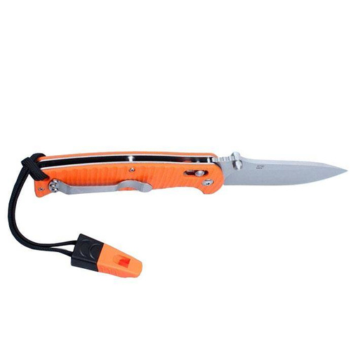 Ganzo - Складаний ніж G7412P-OR-WS зі свистком - 440C - помаранчевий - G7412P-OR-WS