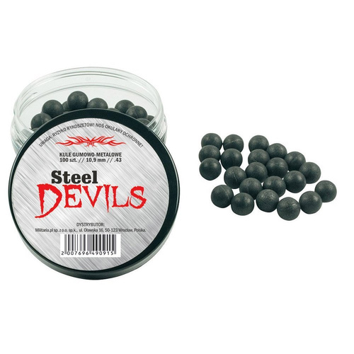 Гумо-сталеві кулі RAM Steel Devils .43 - 100 шт.