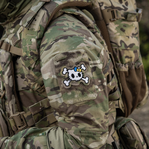 M-Tac - Нашивка Kitty - Вишивка - Жовто-блакитний бант - MultiCam - 51387008