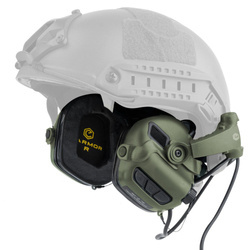 Earmor - Активні засоби захисту слуху для шоломів M31X Mark 3 - Foliage Green - M31X-FG-MARK3