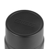 SIGG - Термос для їжі з дорогоцінного каменю обсидіану з мискою та виделкою - 0,75 л - чорний - 8734.20