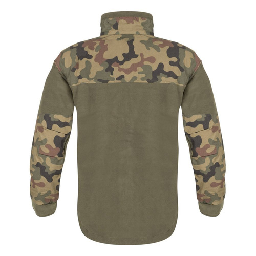 Helikon - Толстовка флісова піхотна - Black/PL Woodland - BL-INF-HF-17