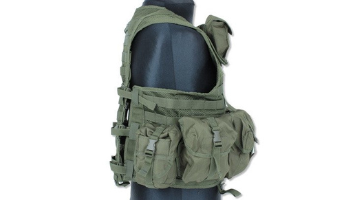 Mil-Tec - Модульний жилет-реактор - Olive Drab - MOLLE/PALS - 10712101