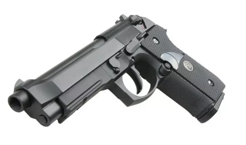 WE - Репліка пістолета ASG M9A1 - зелений газ - чорний - WET-02-000982