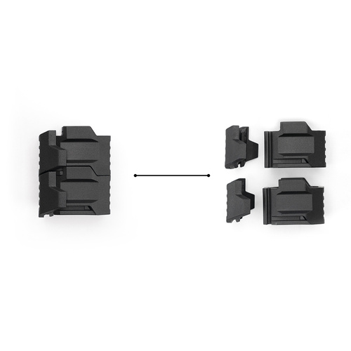 Strike Industries - Кутова передня рукоятка Strike CMS - M-LOK - Чорний - SI-AR-CMS-SAF