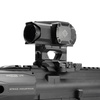 Strike Industries - QD кріплення для коліматорів T1/T2 - пікатіні - Чорний - SI-T1-QDRA-BK