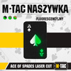 M-Tac - нашивка туз пік - 500D Cordura - чорний / флуоресцентний - 51109299