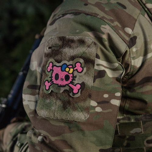 M-Tac - Нашивка Kitty Pink - Вишивка - Жовто-блакитний бант - MultiCam - 51393008