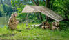 Helikon - Брезент, брезент для бівуаку Supertarp® - 300 x 300 см - оливково-зелений - PO-STP-PO-02