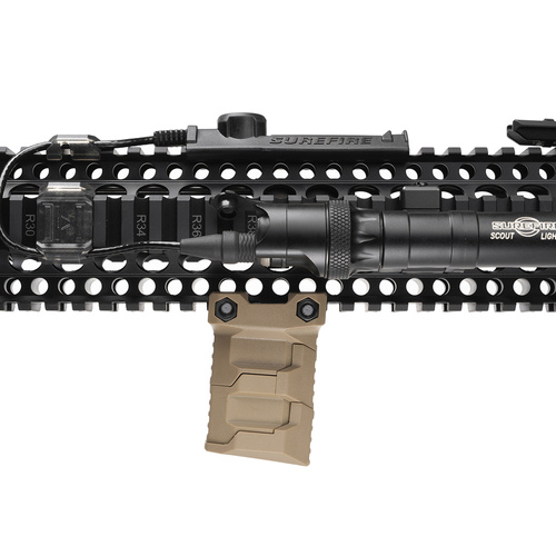 Strike Industries - Strike Stacked Angled Grip CMS - Picatinny - FDE - SI-AR-CMS-PSAF-FDE