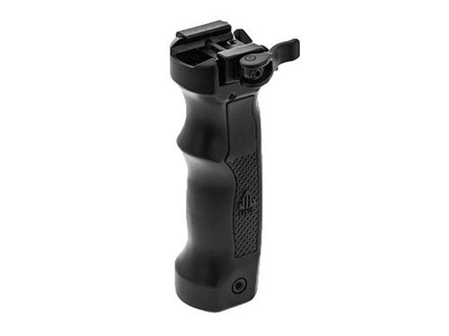 Leapers - UTG® D Grip® дворучна / передня рукоятка - Picatinny - чорний - MNT-DG02Q - MNT-DG02Q