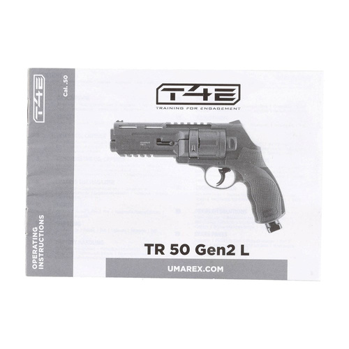 Umarex - Револьвер RAM T4E TR 50L Gen 2 - калібр .50 - CO₂ - чорний - 2.4059X