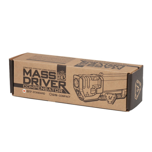 Strike Industries - Компенсатор маси драйвера Glock 17 Gen3 - Czarny - SI-G3-MDCOMP-S