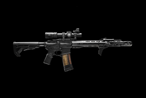 Strike Industries - Адаптер для ASM - кріплення Пікатіні - чорний - SI-STRIKE-ASM-OM