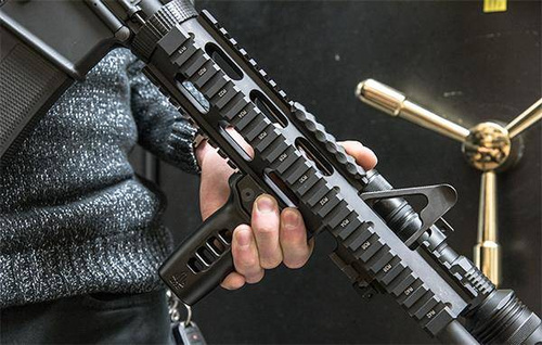 Leapers - UTG Super Slim передня рукоятка - Picatinny - чорний - MT-FGP01 - MT-FGP01