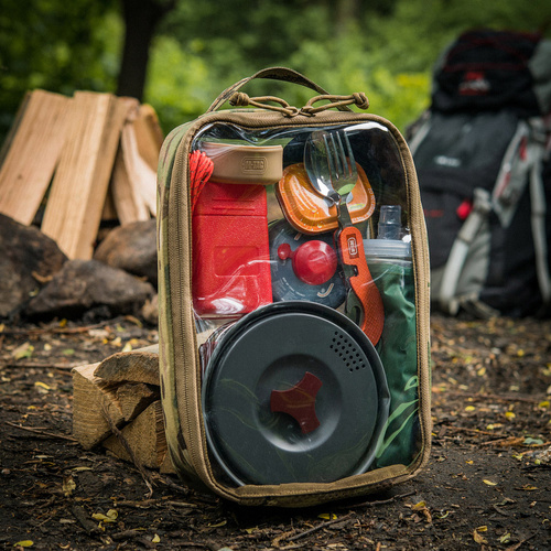 M-Tac - Велика прозора кишеня Elite Large - 30 x 19 cm - Multicam - 10147008-L