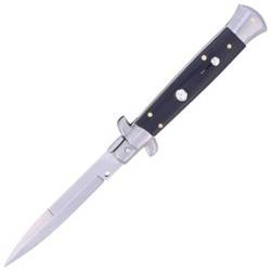 Frank Beltrame - Пружинний ніж Switch Italian Bayonet Ebony - AISI 420 - Black - FB 23/84B - Пружинний італійський багнет з чорного дерева - AISI 420 - Чорний - FB 23/84B