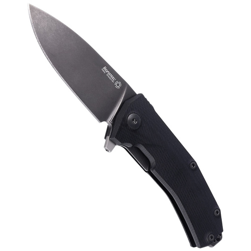 LionSteel - Тактичний ніж KUR - Sleipner - Black - KUR BBK