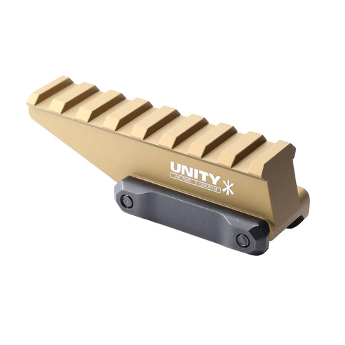 Unity Tactical - кріплення FAST Absolute Riser - Picatinny - Алюміній - FDE - FST-RAF