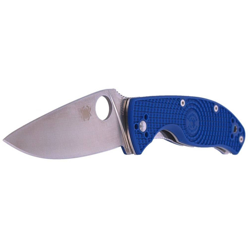 Spyderco - Tenacious FRN Blue - складаний ніж - CPM S35VN Plain Steel - синій - C122PBL