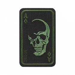 M-Tac - Morale Patch Face of War - Cordura - Чорний/Зелений - 51389201
