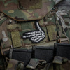 M-Tac - Нашивка Skeleton Shooter - Вишивка - 500D Cordura - Чорний - 51375002