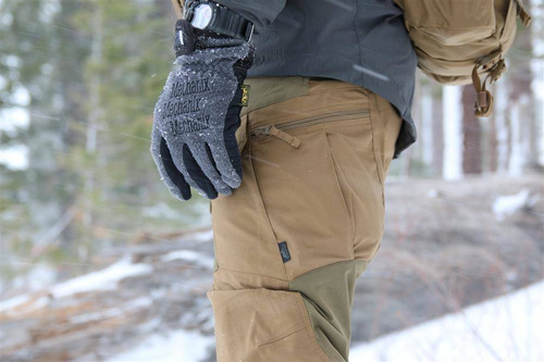 Helikon - Штани outdoorowe Hybrid Outback Pants® - DuraCanvas® - Ash Grey / Czarne - SP-HOP-DC-8501A