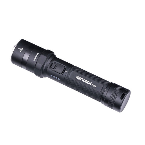 NEXTorch - Світлодіодний тактичний ліхтар P84 з акумулятором 4800 mAh - 3000 лм - чорний - P84