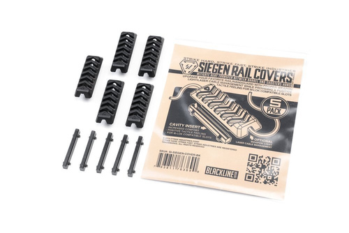 Strike Industries - Захисні кришки SIEGEN для отворів M-LOK - 5 шт. - Чорний - SI-SIEGEN-COVER-BK
