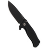 LionSteel - Nóż SR Flipper Aluminum Black / Black Blade - SR11A BB