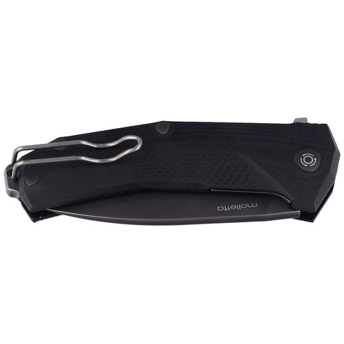LionSteel - Тактичний ніж KUR - Sleipner - Black - KUR BBK