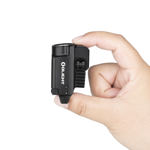 Olight - Світлодіодний тактичний ліхтар з лазерним прицілом BALDR Mini - 600 люмен - чорний.