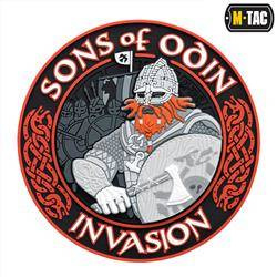M-Tac -  3D PVC нашивка Sons of Odin - Чорний/Червоний - 51137233