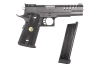 WE - Репліка пістолета Hi-Capa 5.1 K - зелений газ - чорний - WET-02-016140