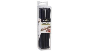 Еластичні штани Nite Ize - Gear Tie 12'' Pro Pack - чорні - 12Pack - GTPP12-01-R8