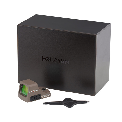 Holosun - Коліматорний приціл HS407K Open Reflex SubCompact Pistol Sight - FDE - HS407K-X2-FDE
