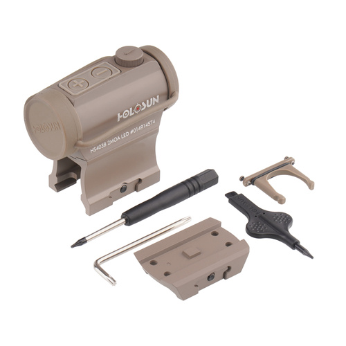 Holosun - Коліматор Red Dot HS403B - 2 MOA - FDE - HS403B-FDE