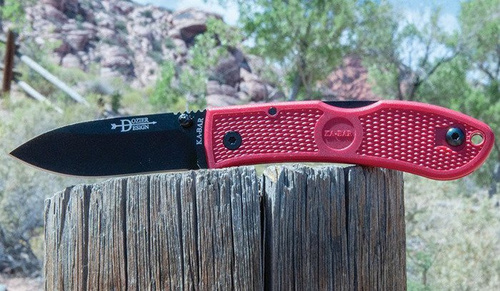 Ka-Bar 4062RD - складний мисливський ніж Dozier - червоний