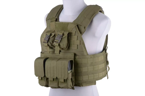 GFC Tactical - Тактичний жилет Plate Carrier - оливковий - GFT-18-018404