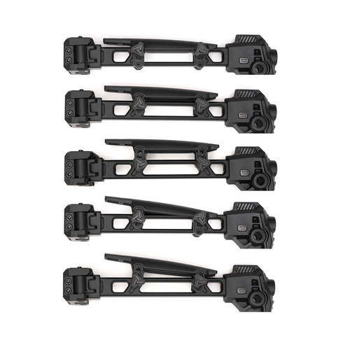 Strike Industries - Щічка для колби Strike Dual Folding Adapter - П'ятипозиційна - Полімерна - Чорна - SI-FSA-CHEEKRISER