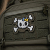 M-Tac - Нашивка Kitty - Вишивка - Жовто-блакитний бант - Ranger Green - 51387023